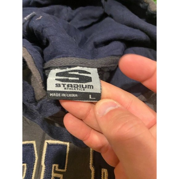 Stadium Athletic Notre Dame UND ND Fighting Irish arch hoodie sweatshirt large - Picture 3 of 13